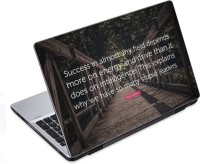 ezyPRNT Success Motivation Quote a (14 to 14.9 inch) Vinyl Laptop Decal 14   Laptop Accessories  (ezyPRNT)