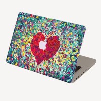 Theskinmantra Heart Cubes Macbook 3m Bubble Free Vinyl Laptop Decal 13.3   Laptop Accessories  (Theskinmantra)