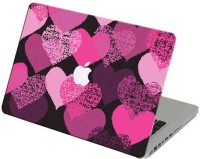 Theskinmantra Pink Hearts Laptop Skin For Apple Macbook Air 13 Inches Vinyl Laptop Decal 13   Laptop Accessories  (Theskinmantra)