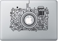 View Macmerise Chronicle of Clicks - Decal for Macbook 13