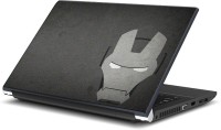 Rangeele Inkers Ironman Grescale Minimal Vinyl Laptop Decal 15.6   Laptop Accessories  (Rangeele Inkers)