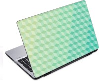 ezyPRNT Green 3D Cubes Pattern (14 to 14.9 inch) Vinyl Laptop Decal 14   Laptop Accessories  (ezyPRNT)
