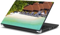 ezyPRNT Sea Beach Resort (15 to 15.6 inch) Vinyl Laptop Decal 15   Laptop Accessories  (ezyPRNT)