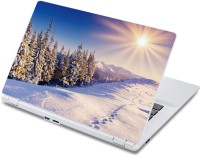 ezyPRNT Trees covered with hoarfrost and snow Nature (13 to 13.9 inch) Vinyl Laptop Decal 13   Laptop Accessories  (ezyPRNT)