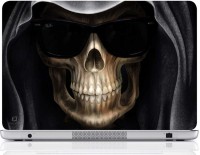 Finest Skull Black Goggle Vinyl Laptop Decal 15.6   Laptop Accessories  (Finest)