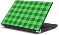 ezyPRNT Green Checks Pattern (15 to 15.6 inch) Vinyl Laptop Decal 15   Laptop Accessories  (ezyPRNT)