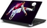 ezyPRNT Football Kicking Sports (15 to 15.6 inch) Vinyl Laptop Decal 15   Laptop Accessories  (ezyPRNT)