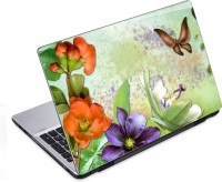 ezyPRNT Nature Butterflies Art & Painting (14 to 14.9 inch) Vinyl Laptop Decal 14   Laptop Accessories  (ezyPRNT)