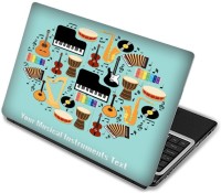 Shopmania Musical instrument Vinyl Laptop Decal 15.6   Laptop Accessories  (Shopmania)