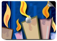 Swagsutra Burner flames SKIN/DECAL for Apple Macbook Air 11 Vinyl Laptop Decal 11   Laptop Accessories  (Swagsutra)