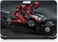 VI Collections RACE IN BIKE pvc Laptop Decal 15.6   Laptop Accessories  (VI Collections)