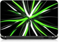 View VI Collections GREEN WHITE BLACK ABSTRACT pvc Laptop Decal 15.6 Laptop Accessories Price Online(VI Collections)