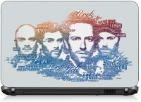 VI Collections FOUR GOYS IN TYPHOGRAPHY pvc Laptop Decal 15.6   Laptop Accessories  (VI Collections)