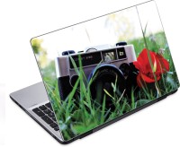 ezyPRNT Camera on Grass (14 to 14.9 inch) Vinyl Laptop Decal 14   Laptop Accessories  (ezyPRNT)