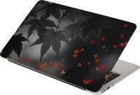 Anweshas Black & White Leaves Vinyl Laptop Decal 15.6   Laptop Accessories  (Anweshas)