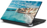 ezyPRNT Ocean City Landscape Nature (15 to 15.6 inch) Vinyl Laptop Decal 15   Laptop Accessories  (ezyPRNT)