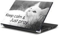 ezyPRNT Keep Calm and Just Pray (14 to 14.9 inch) Vinyl Laptop Decal 14   Laptop Accessories  (ezyPRNT)