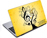 ezyPRNT Beautiful Musical Expressions Music AG (14 to 14.9 inch) Vinyl Laptop Decal 14   Laptop Accessories  (ezyPRNT)