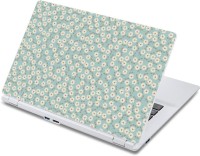 ezyPRNT White Flower Floral Pattern (13 to 13.9 inch) Vinyl Laptop Decal 13   Laptop Accessories  (ezyPRNT)
