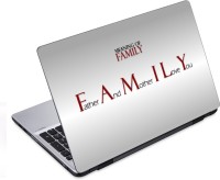 ezyPRNT Family Typography (14 to 14.9 inch) Vinyl Laptop Decal 14   Laptop Accessories  (ezyPRNT)