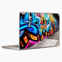 Theskinmantra Wall Of Graffiti Laptop Decal 14.1   Laptop Accessories  (Theskinmantra)