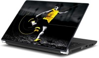 ezyPRNT Football Foot Locus Sports (15 to 15.6 inch) Vinyl Laptop Decal 15   Laptop Accessories  (ezyPRNT)