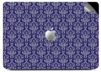 Swagsutra Floral Blue SKIN/DECAL Vinyl Laptop Decal 13   Laptop Accessories  (Swagsutra)