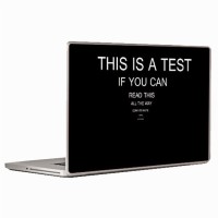Theskinmantra Test Tease Laptop Decal 14.1   Laptop Accessories  (Theskinmantra)