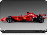 VI Collections RACE CAR IN REDPOWER pvc Laptop Decal 15.6   Laptop Accessories  (VI Collections)