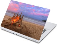 ezyPRNT Sand Castle (13 to 13.9 inch) Vinyl Laptop Decal 13   Laptop Accessories  (ezyPRNT)