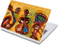 ezyPRNT Musical Instrument Abstract Art A (13 to 13.9 inch) Vinyl Laptop Decal 13   Laptop Accessories  (ezyPRNT)