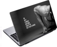 ezyPRNT The Pushups Motivation Quote (14 to 14.9 inch) Vinyl Laptop Decal 14   Laptop Accessories  (ezyPRNT)