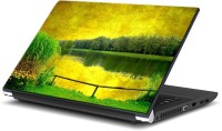 ezyPRNT Green Field at Riverside (15 to 15.6 inch) Vinyl Laptop Decal 15   Laptop Accessories  (ezyPRNT)
