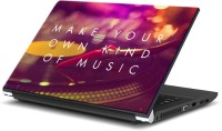 ezyPRNT Music Lovers and Musical Quotes M (15 to 15.6 inch) Vinyl Laptop Decal 15   Laptop Accessories  (ezyPRNT)
