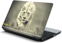 Psycho Art Lion Quotes Focus Vinyl Laptop Decal 15.6   Laptop Accessories  (Psycho Art)
