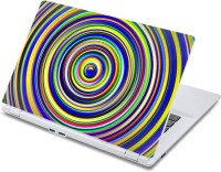 ezyPRNT Colorful Concentric Circular Pattern (13 to 13.9 inch) Vinyl Laptop Decal 13   Laptop Accessories  (ezyPRNT)