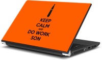 ezyPRNT Keep Calm and Do Work Son (15 to 15.6 inch) Vinyl Laptop Decal 15   Laptop Accessories  (ezyPRNT)