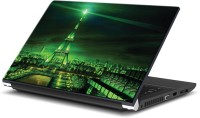 ezyPRNT Eiffel Tower Night Lighting (15 to 15.6 inch) Vinyl Laptop Decal 15   Laptop Accessories  (ezyPRNT)