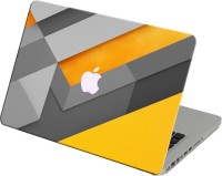 Theskinmantra Yellow Grey Pattern Vinyl Laptop Decal 13   Laptop Accessories  (Theskinmantra)
