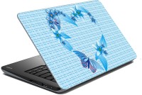 meSleep Blue Heart 68-108 Vinyl Laptop Decal 15.6   Laptop Accessories  (meSleep)