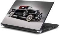 ezyPRNT Old vintage Black Jeep (13 to 13.9 inch) Vinyl Laptop Decal 13   Laptop Accessories  (ezyPRNT)