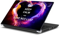 ezyPRNT Keep Calm and Love not Lust (15 to 15.6 inch) Vinyl Laptop Decal 15   Laptop Accessories  (ezyPRNT)