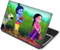 Shopmania radha Krishna Cartton Vinyl Laptop Decal 15.6   Laptop Accessories  (Shopmania)