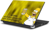 Rangeele Inkers Alcohol Sympson Quote Vinyl Laptop Decal 15.6   Laptop Accessories  (Rangeele Inkers)