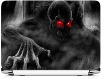 FineArts Black Ghost Red Eye Vinyl Laptop Decal 15.6   Laptop Accessories  (FineArts)