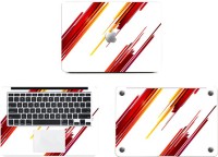 Swagsutra White Streaks Vinyl Laptop Decal 11   Laptop Accessories  (Swagsutra)