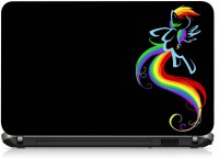 VI Collections RAINBOW AND BIRD TATTOO pvc Laptop Decal 15.6   Laptop Accessories  (VI Collections)
