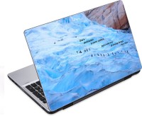 ezyPRNT Travel and Tourism White Snow (14 to 14.9 inch) Vinyl Laptop Decal 14   Laptop Accessories  (ezyPRNT)
