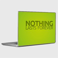 Theskinmantra Nothing Lasts Forever Universal Size Vinyl Laptop Decal 15.6   Laptop Accessories  (Theskinmantra)