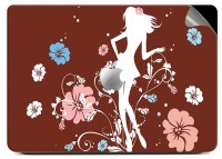 Swagsutra Flower Girl SKIN/DECAL for Apple Macbook Air 11 Vinyl Laptop Decal 11   Laptop Accessories  (Swagsutra)